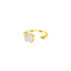 Gold Coeus Ring with gemstones