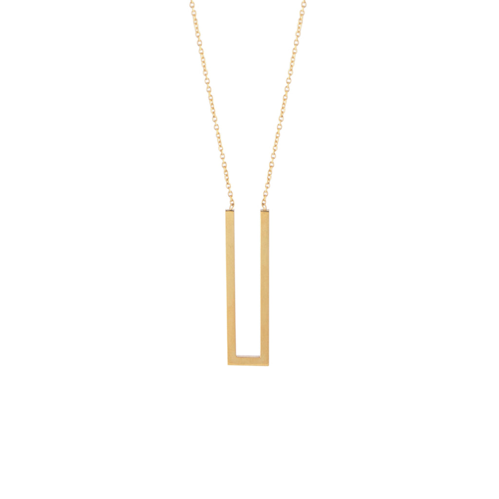 Gold Canal Pendant