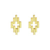 Gold Aura Studs Earrings