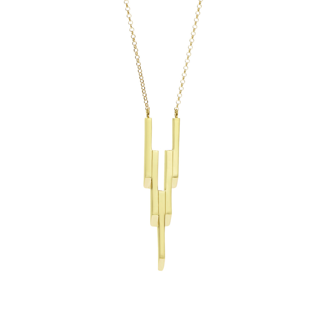 Gold After Glow Pendant Necklace