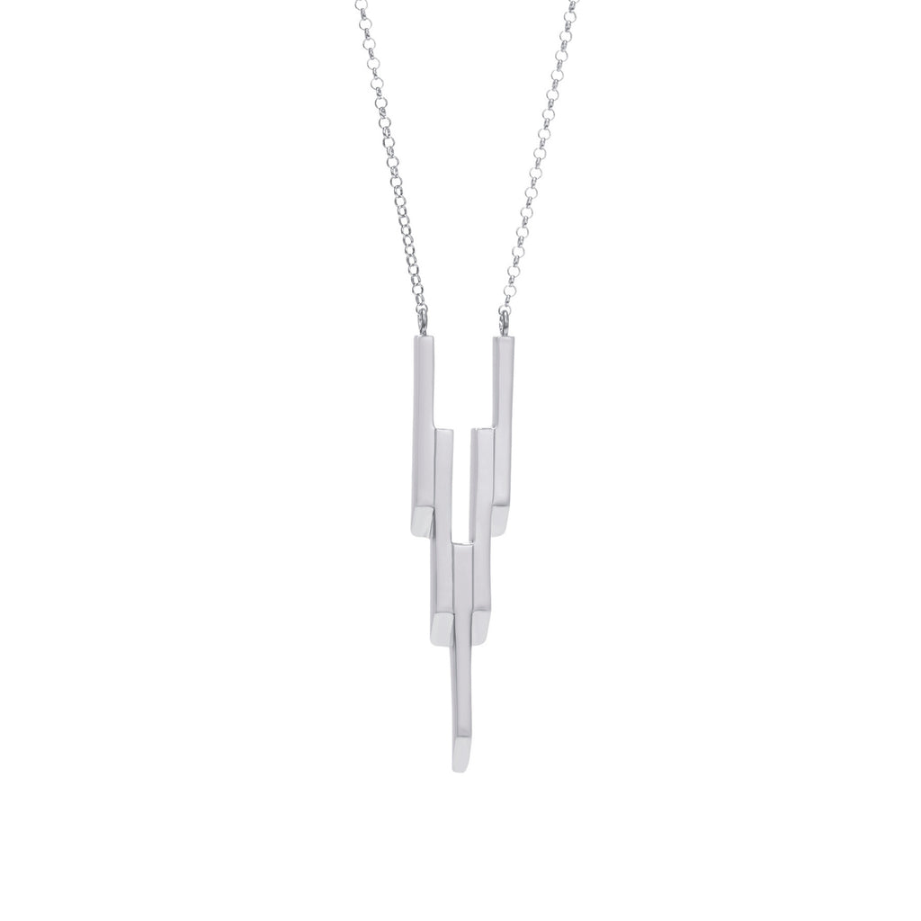 Silver After Glow Pendant Necklace