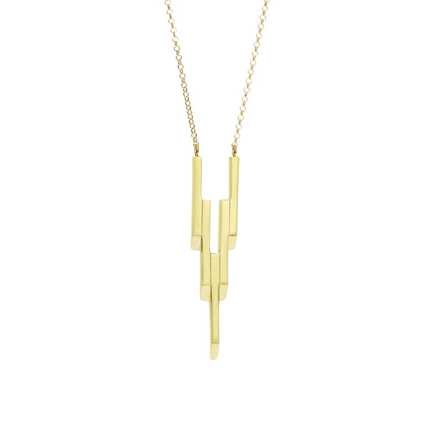 Gold After Glow Pendant Necklace