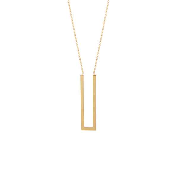 Gold Canal Pendant
