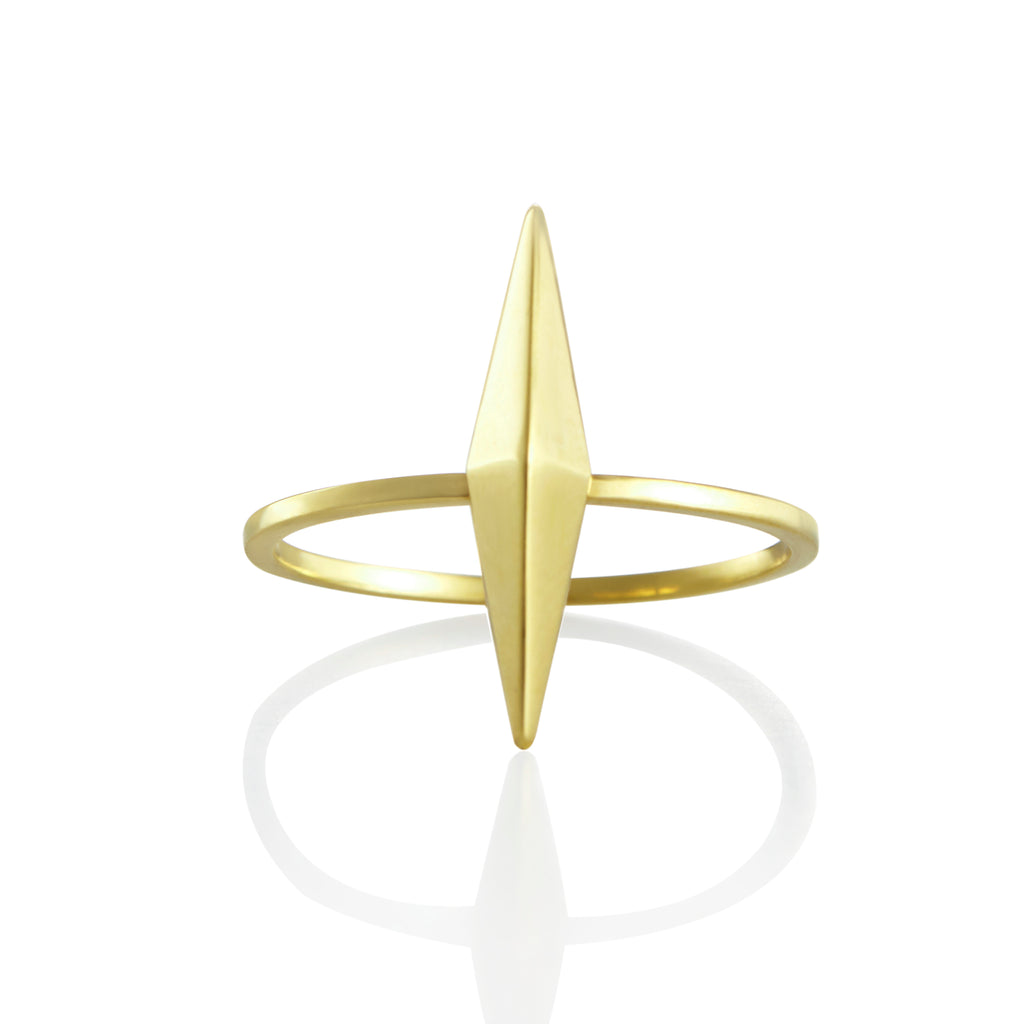 Gold Petite Coquette Ring