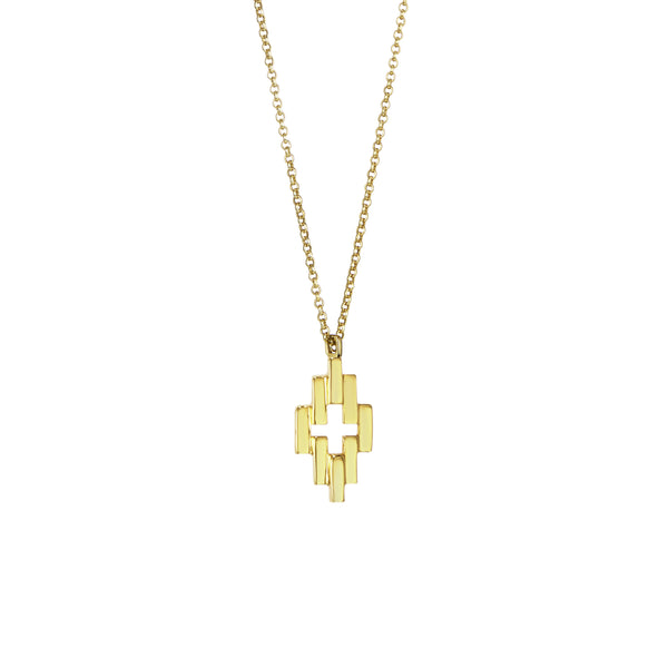 Gold Small Aura Pendant Necklace
