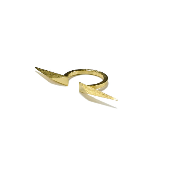 Gold Dual Coquette Ring