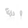 Silver Oracle Ear Jacket Earring and single stud