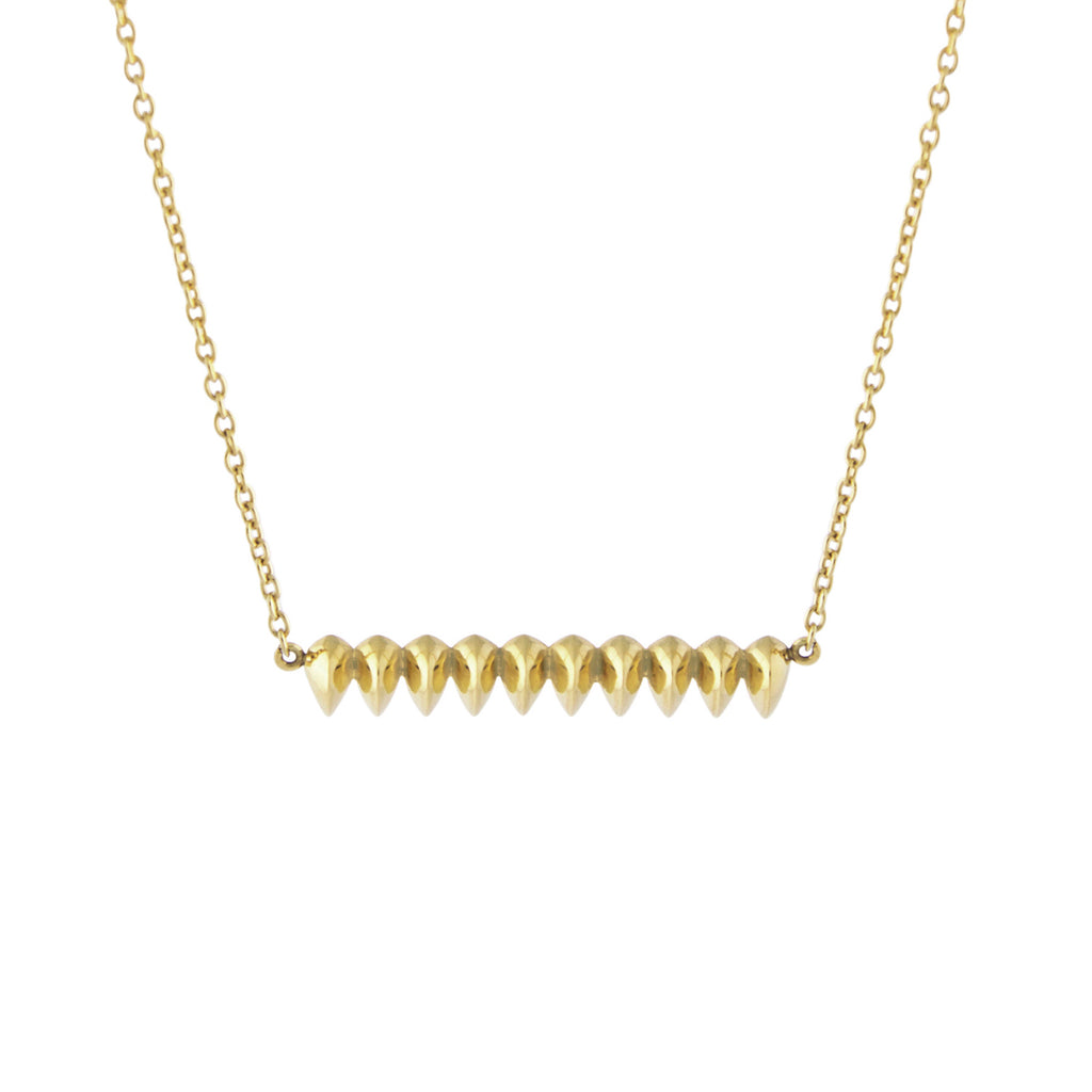 Gold ID Oracle Pendant Necklace