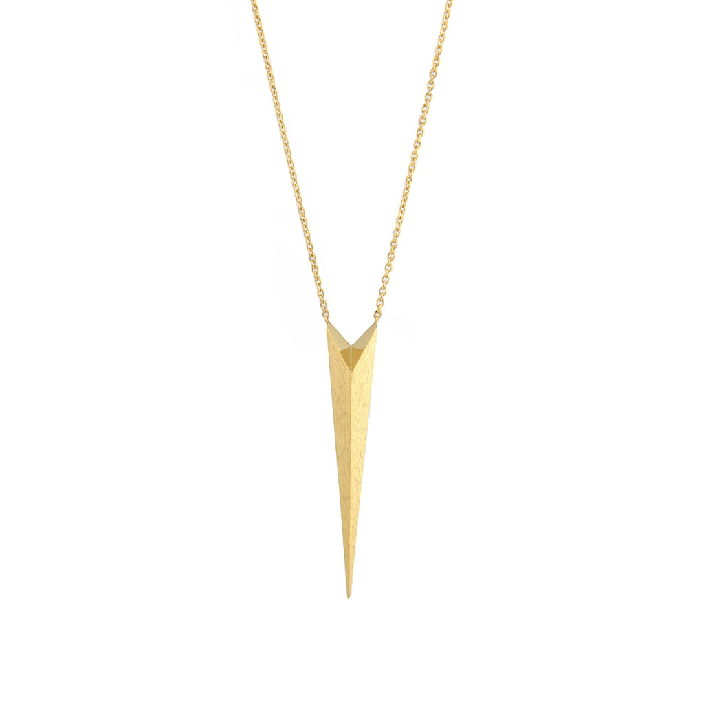 Gold Viper Pendant Necklace