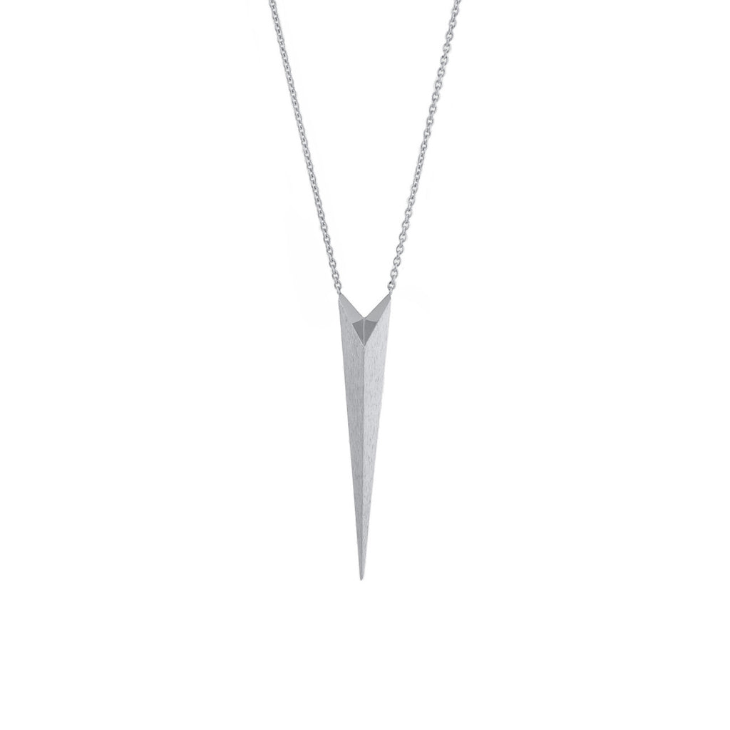 Silver Viper Pendant Necklace