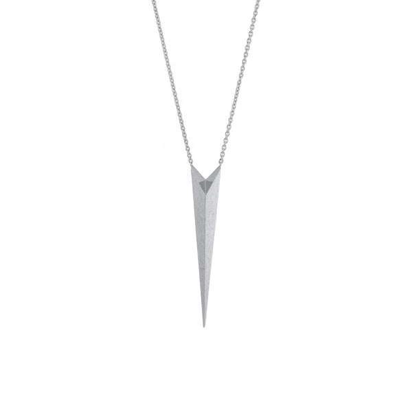 Silver Viper Pendant Necklace
